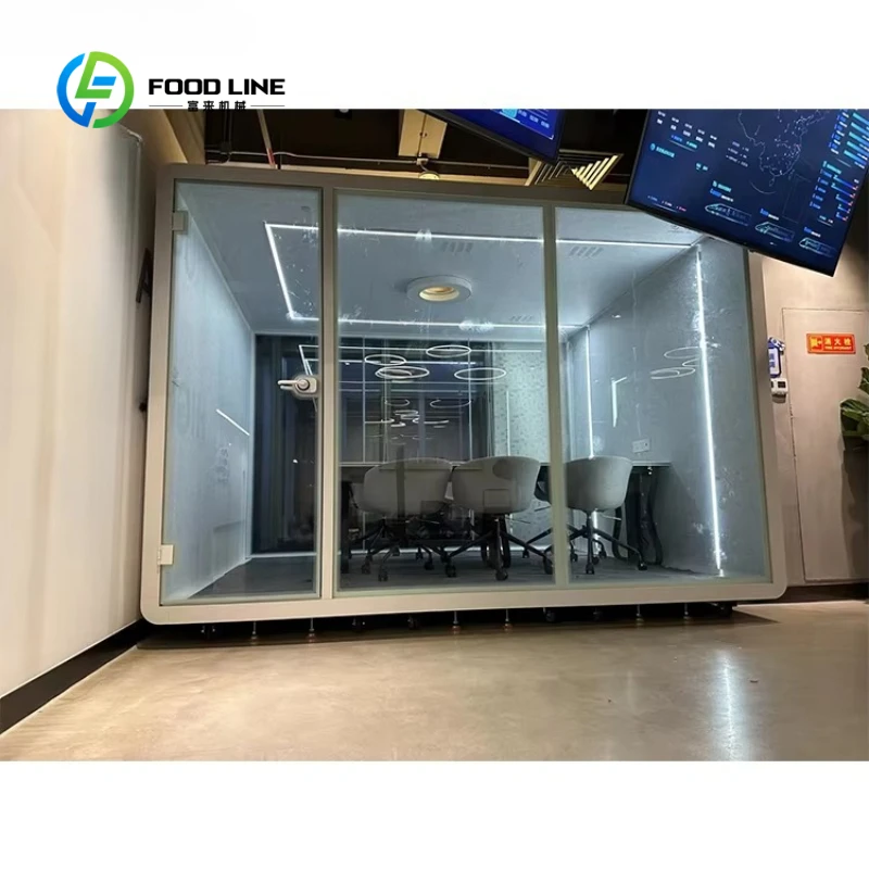 Customized Modular Meeting Pod Workplace Pod Soundproof Meeting Booth Acoustic Soundproof Office Booth for Conference Rooms