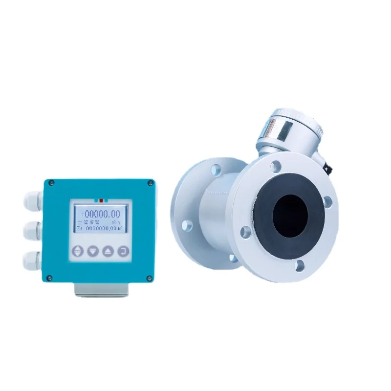 Pure water flowmeter integrated LCD display turbine flow meter