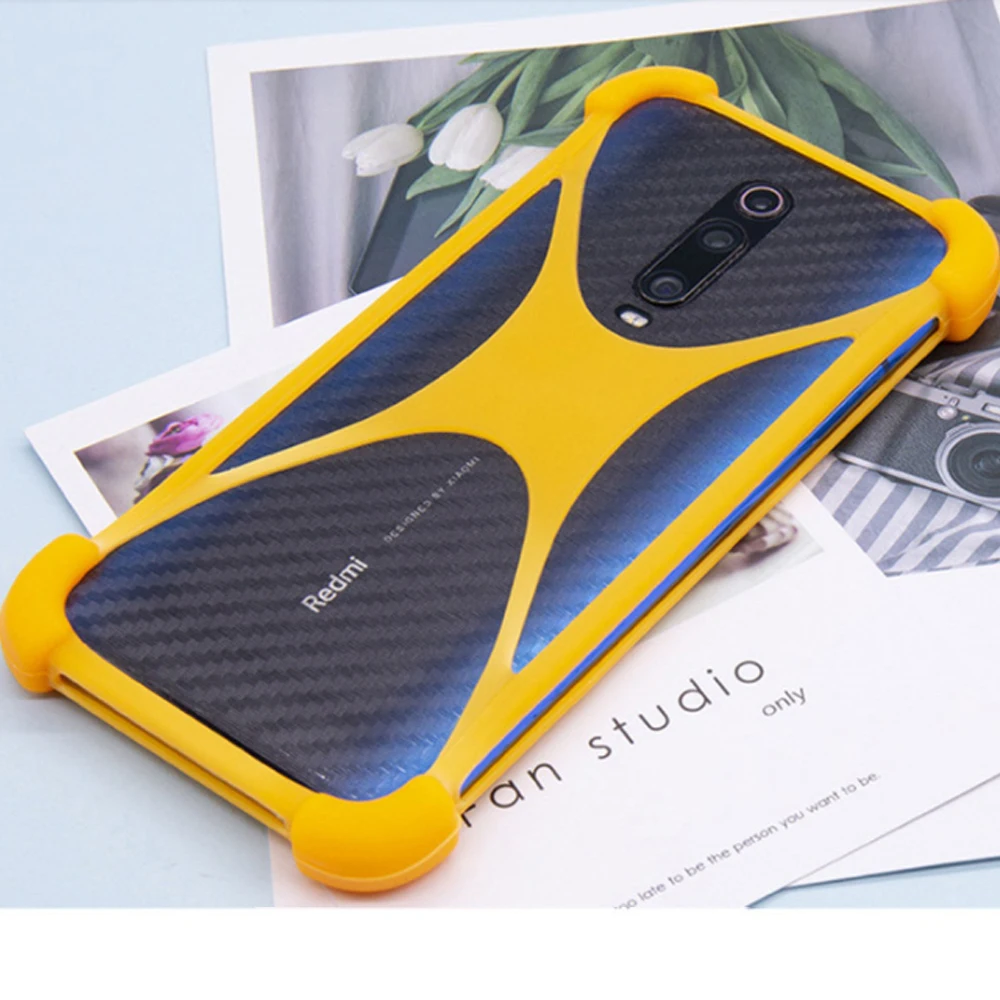 For Tecno Pova Neo 2 3 4 Spark 8C 10C 10 9 9T Go Phantom X2 X Camon 15 18 P Case Universal Silicone Elastic Bumper Phone Cover