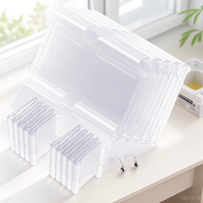 

60 Pcs Price Tag Supermarket Label Holders Clip-on Sign Signage Office Display Pvc Clear