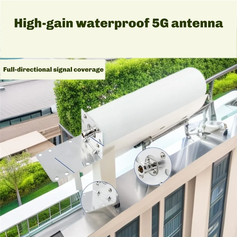 APPLIA-High-Gain 5G هوائي مدفع متعدد الاتجاهات مقاوم للماء تصميم قصير 6Db 50Ω هوائي CPE خارجي #2