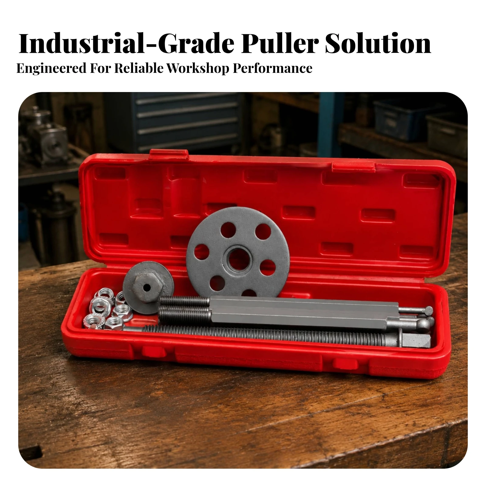 Bearing Puller Set with Storage Case Multifunctional Bearing Puller with Storage Case Portable Compact for Mechanics, Workshop