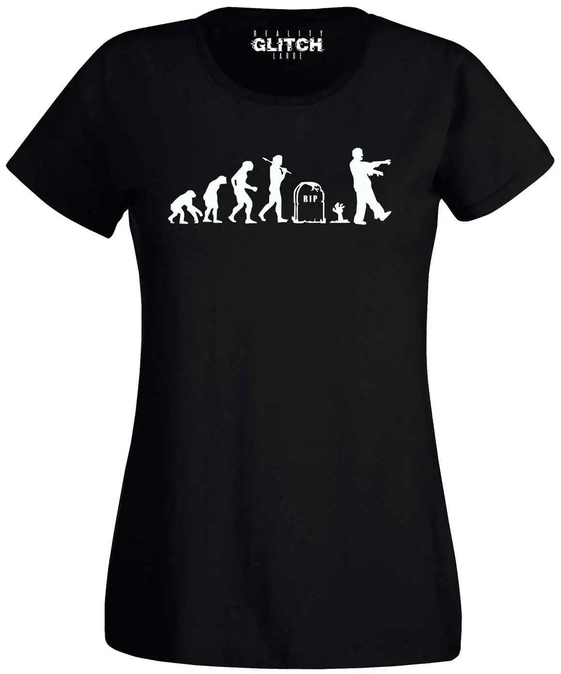 Reality Glitch Women'S Zombie Evolution T Shirt