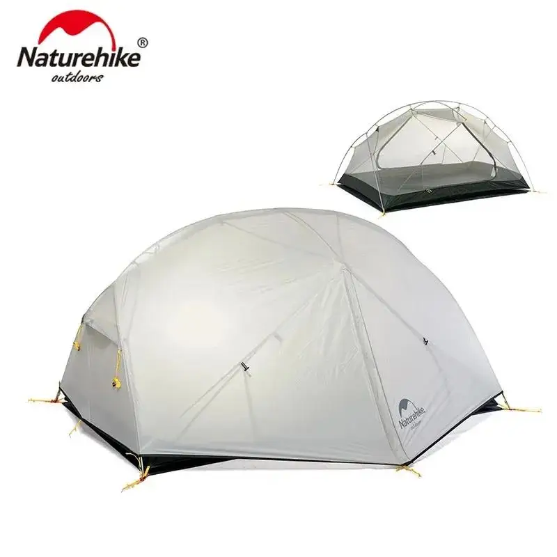 

Naturehike Mongar 2 Сверхлегкая палатка для кемпинга палатка 2х местная кемпенговая нейлоновая двухслойная водонепроницаемая палатка для альпинизма походная легкая палатка кемпенговые палатки палаткс туристическая