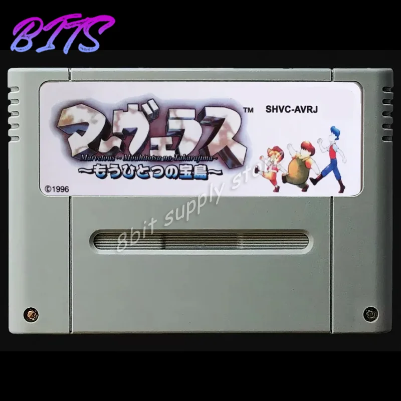 Tarjetas de juego de 16 bits: maravillosas: otra isla del tesoro (¡Versión NTSC!! ¡¡Lenguaje Inglés!! )