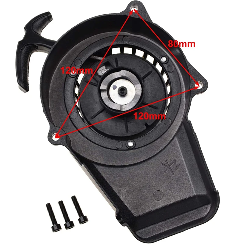 Easy Pull Start Starter Flywheel Mini Pocket Bike ATV Quad Scooter 47cc 49cc 50CC Dirt Bike Recoil