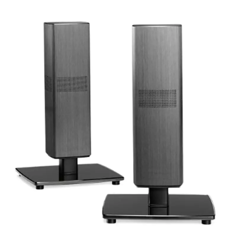ABUO Speaker Tabletop Mounts for Bose Lifestyle 650, 1 Pair Stable Support Brackets, Aluminum Alloy Desktop Stand