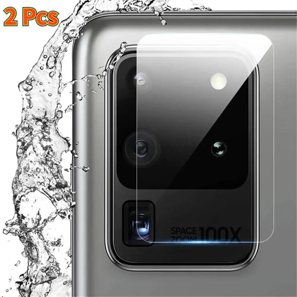 

2Pcs Camera For Galaxy A51 A50 A20e M21 M31 A10 Screen Protector On Samsung S20 Ultra S10 Note 20 10 Plus Lens Film