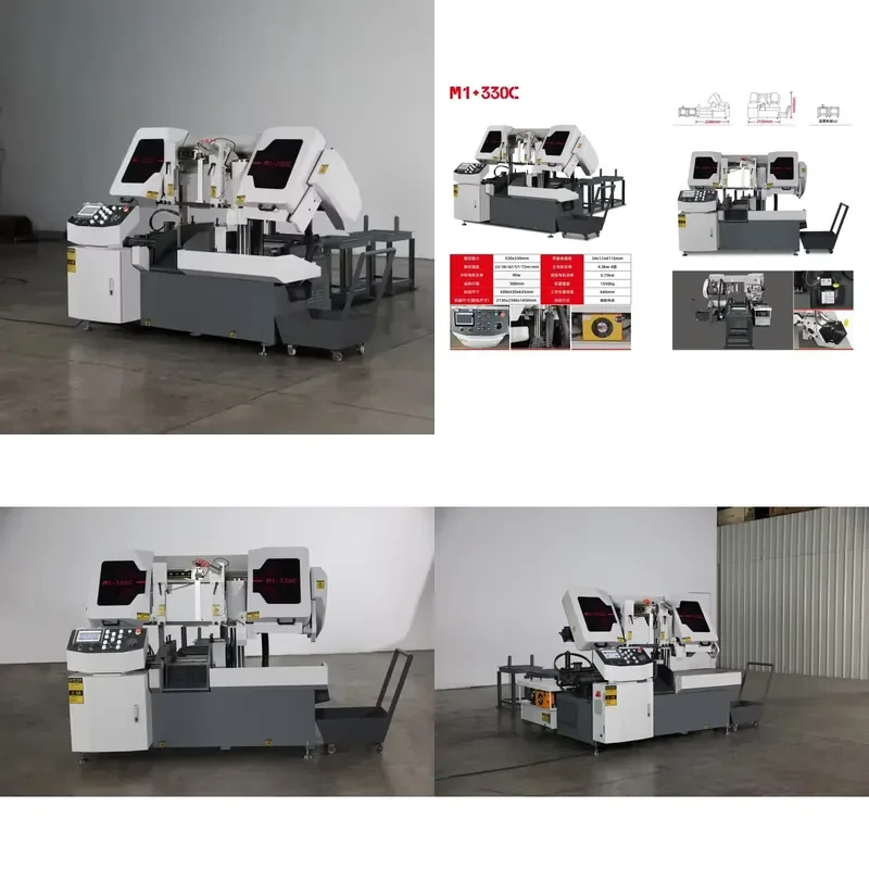 Mini Automatic Band Saw Metal Cutting Machine for High Precision Metalworking Industrial Grade Portable Benchtop Tool