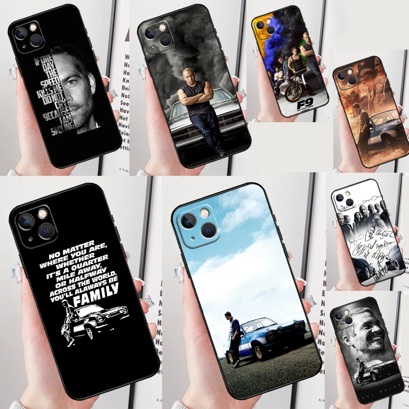 Fast and Furious Moive Phone Case For iPhone 16 Pro Max 12 13 Mini 11 14 15 Pro Max XR 16 15 Plus 16e Cover Shell