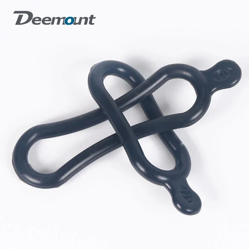 Silicone Gel Bandage Ties for Bicycle LED Lamps Handlebar Seatpost Install Headlight Rear Lamp Holder Rubber Stretch Straps
