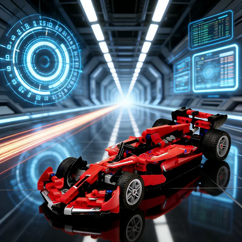 

506pcs MOC Technical FXXK Alternate Build Model Building Blocks Construction Idea Brick Christmas Gift Education Toy Birthday