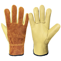 Leather Garden Gloves For Garden Digging Planting Cowhide Driver Protection Wear Claws Gardening Gloves