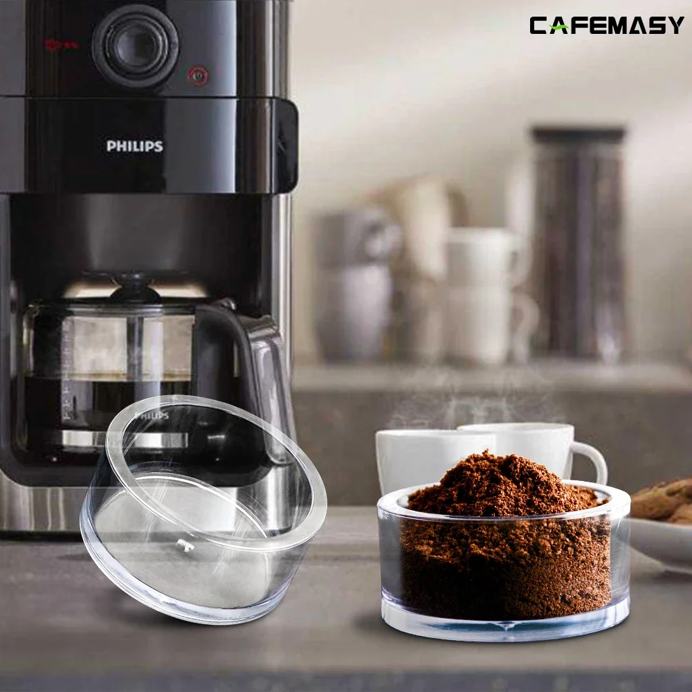 أداة القهوة شفافة 58 مللي متر مسحوق واضح السلطانية القهوة العبث قياس مسحوق السلطانية لمراقبة القهوة تدك Amp توزيع