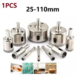 1pc 25mm-110mm Tile Marble Glass Ceramic Hole Saw Drilling Bits Hole Cup Saw Cutter Power Drilling Tools Accessories