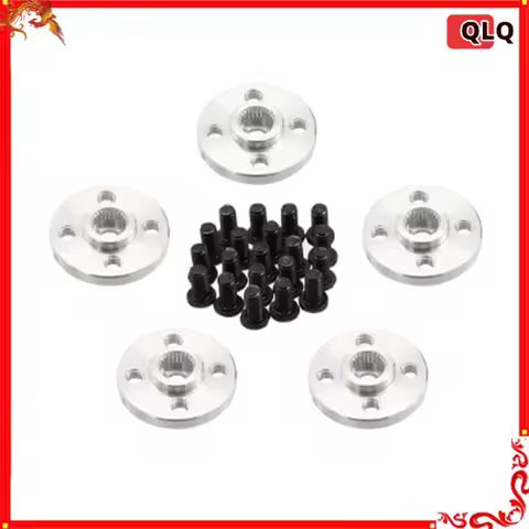 5pcs/Lot Metal Steering Gear Disc Stent 25t Servo Arm Round Type For Mg995 Mg996r Rc Robot Car