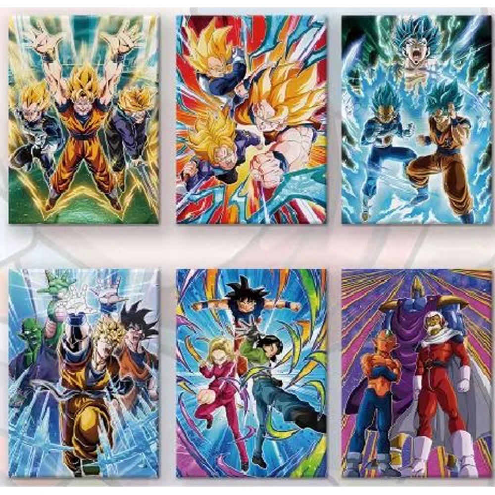 New Dragon Ball Cards Wholesale 36BOX Case Character Role Serie Super Saiyan Son Goku Shiny Anime Trading Cards