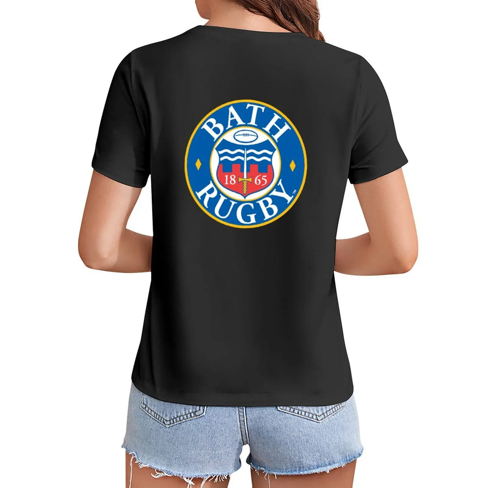 

Bath Rugby T-Shirt blanks new edition t-shirts for Women graphic tees funny