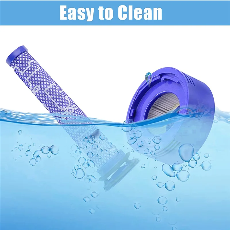 Rear Engine Cover + Filter + Pre-Filter Set Replacement for V7 V8 Vacuum Cleaner Vacuum Cleaner Accessories