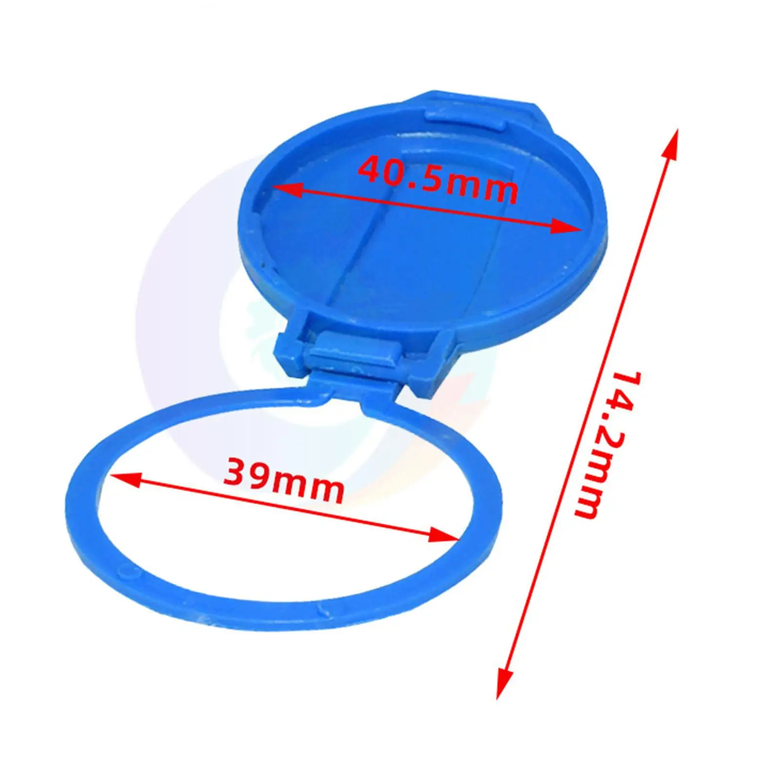 Windshield Wiper Reservoir Cover 4M0955267 Compatible Blue Windshield Wiper Fluid Cap for Audi TT/tts Coupe/ro. 2015 - 2017