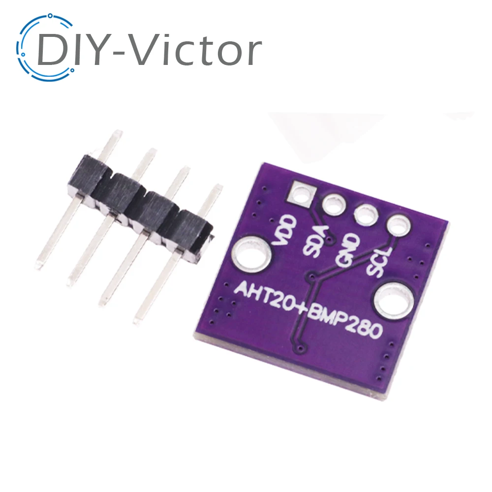 درجة الحرارة الرقمية الرطوبة وضغط الهواء الاستشعار ، AHT20 + BMP280 ، وحدة ضغط الهواء ، عالية الدقة #4