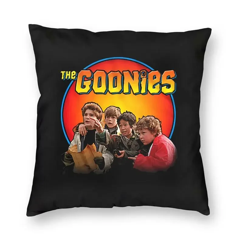 Cool The Goonies Movie Pillow Case Home Decor Never Say Die Sloth Chunk Fratelli Skull Pirate Cushion Cover for Living Room