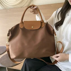 Fashion Women's Bag Zipper Tote Bag Shoulder Messenger Handbag Nylon Cloth Bag