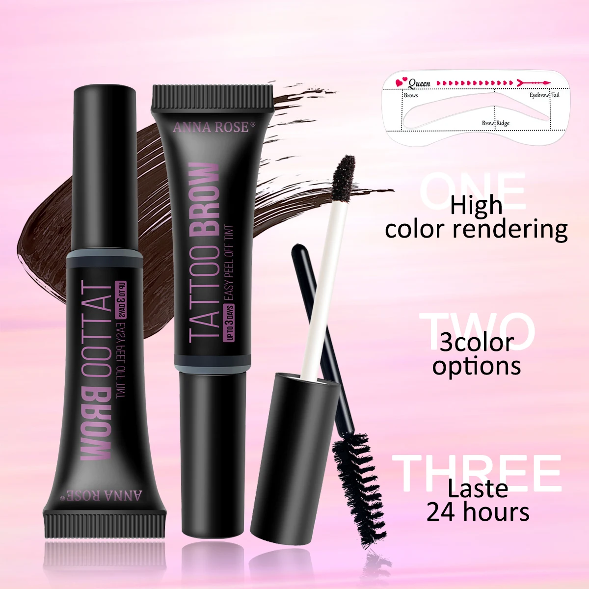 Color-Stay Peel-Off-Brauen gel: wasserdicht, schweiß resistent, mit einem drei dimensionalen, natürlichen Look und definierten, wilden Brauen