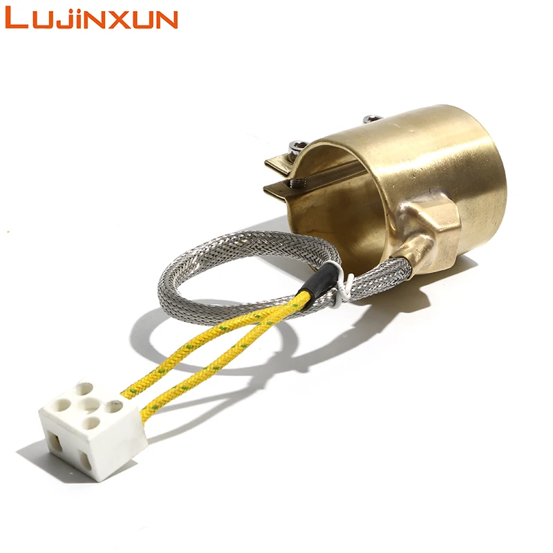 LUJINXUN Copper Heating Ring Air Mold Electric Band Heater ID25-50mm Injection Molding Machine Nozzle Coil Heater 220V 160-300W