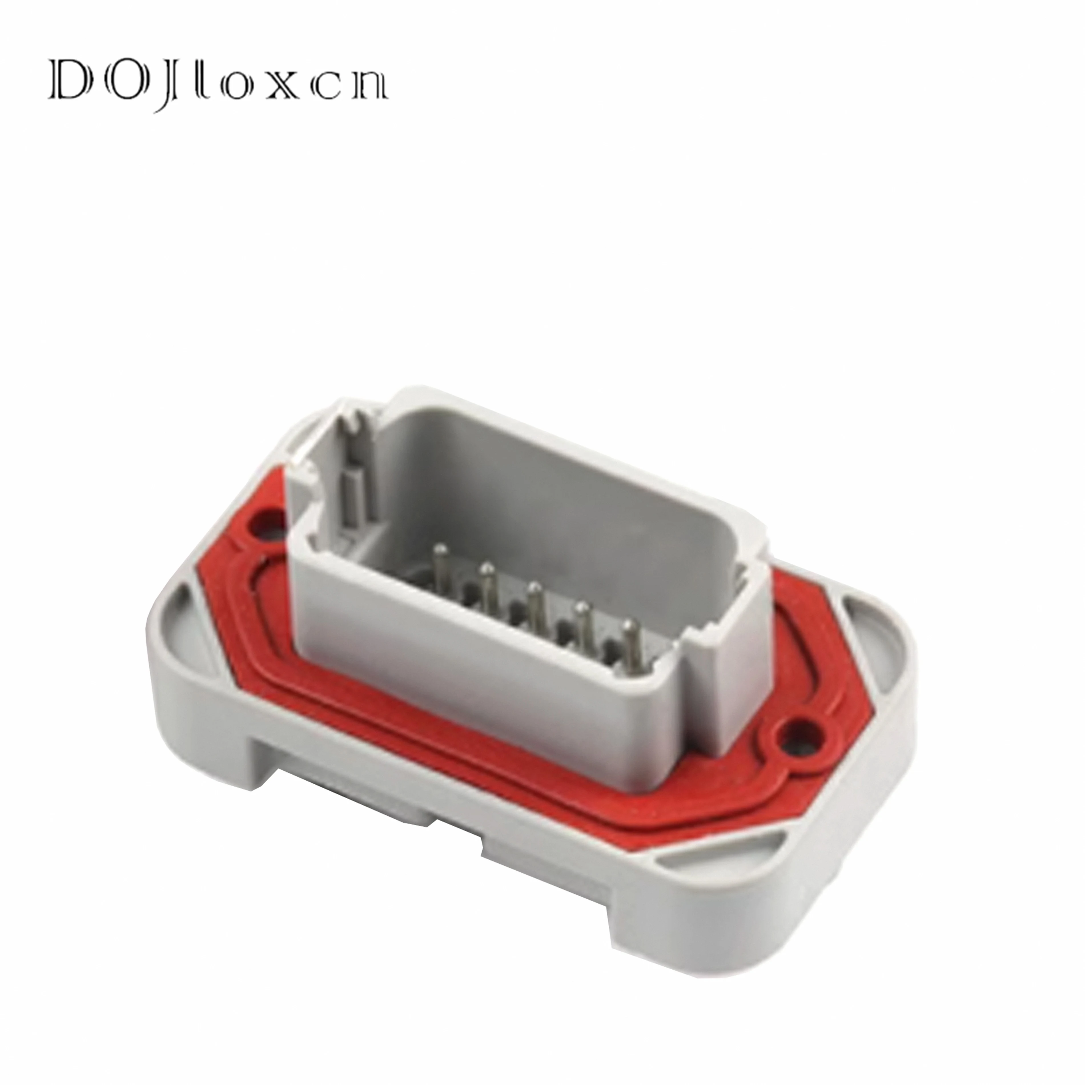 1 Set 12 Pin DT15-12PA (BCD)DEUTSCH Black Male Connector PBC Straight Needle Seat Auto Waterproofing Wiring Socket