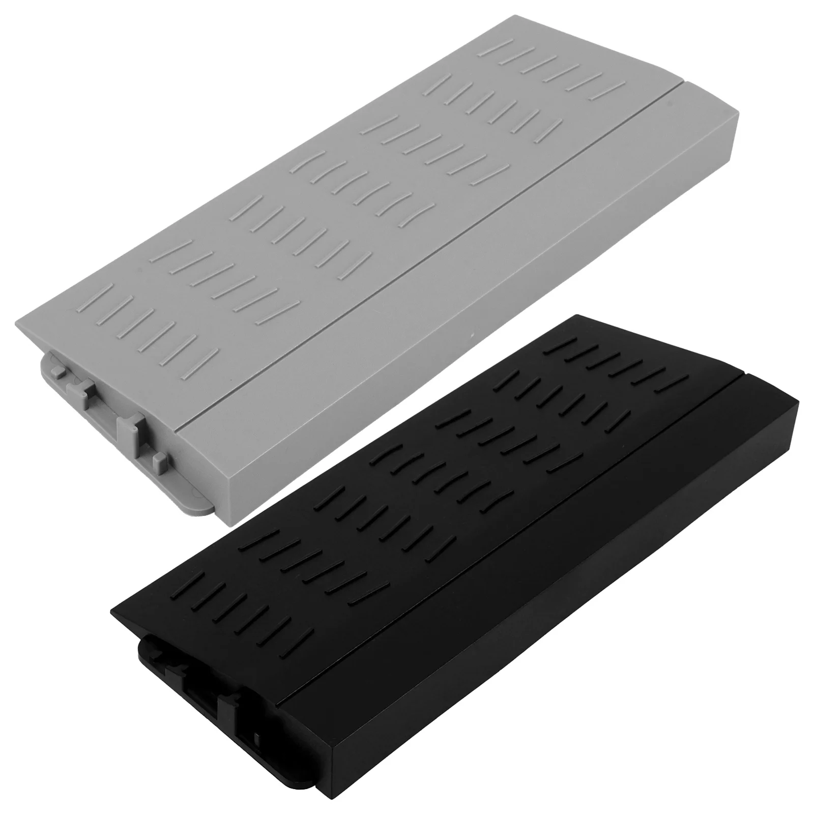 2Pcs Robot Vacuum Door Threshold Ramp Smooth Incline Mat for Home Entryways Floor Level Changes No Tools Required Fast Setup