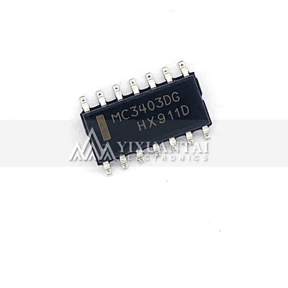 

20pcs/lot New Original Free Shipping MC3403DR2G MC3403DR MC3403DG MC3403D MC3403 IC OPAMP GP 4 CIRCUIT 14SOIC