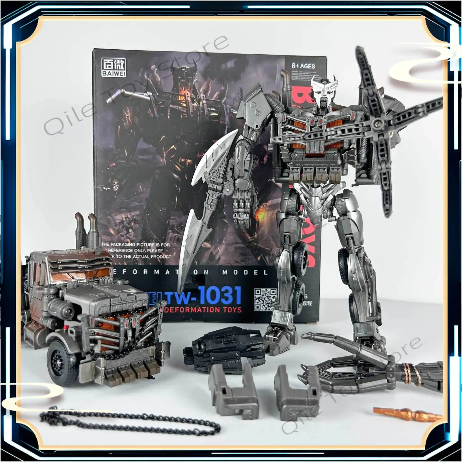 BAIWEI – jouets transformés TW-1031, 18cm, Scourge Rise of The Beasts, film 7 Studio série KO SS101, figurine d'action, en Stock