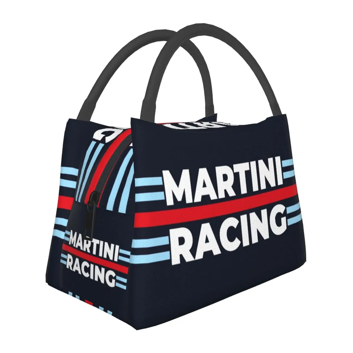 Martini Racing Lunchtassen Geïsoleerde Bento Box Waterdichte Lunch Tote Picknickzakken Koeler Thermische Tas voor Dames Kinderen Werk