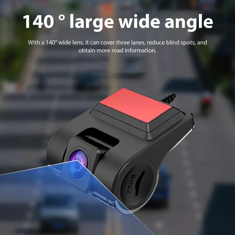 Dash Camera For Cars Ultra-Clear 1080P Dashcams For Cars Built-in Noise Reduction Microphone USB Dashcam 140 Wide Angle Lens