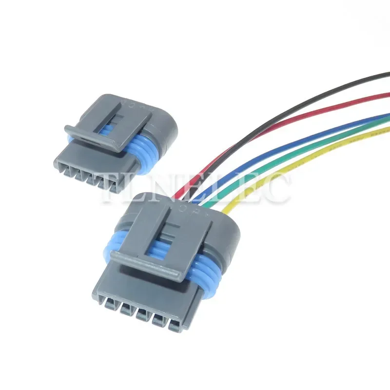 5 Pin Way Automotive Electric Connector With Wires Waterproof Intake Pressure Sensor Plug 12162830