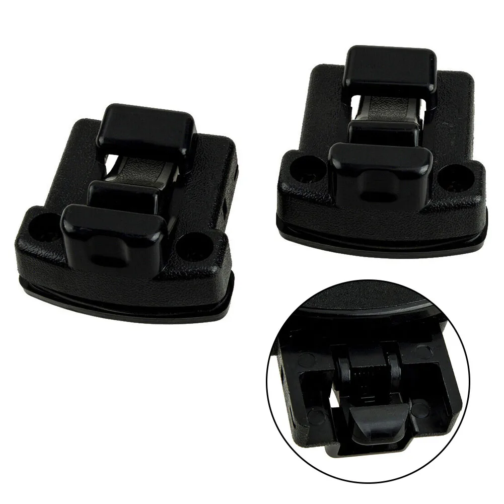 Locks Hardware Glass Lock Buckles Car Accessories Latch Buckles Car Window Lock 2pcs Lock Glass Black Plastic High Quality