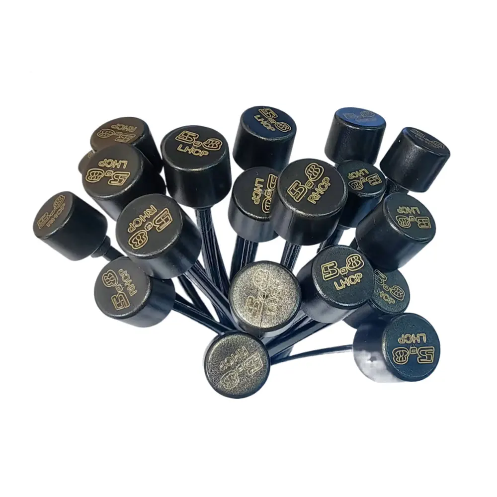 HappyModel 150mm 5.8GHz 2.5db Lollipop Omni Antena FPV Antena 5500-6000MHz RHCP LHCP SMA para RC FPV Racing Freestyle Drones VT