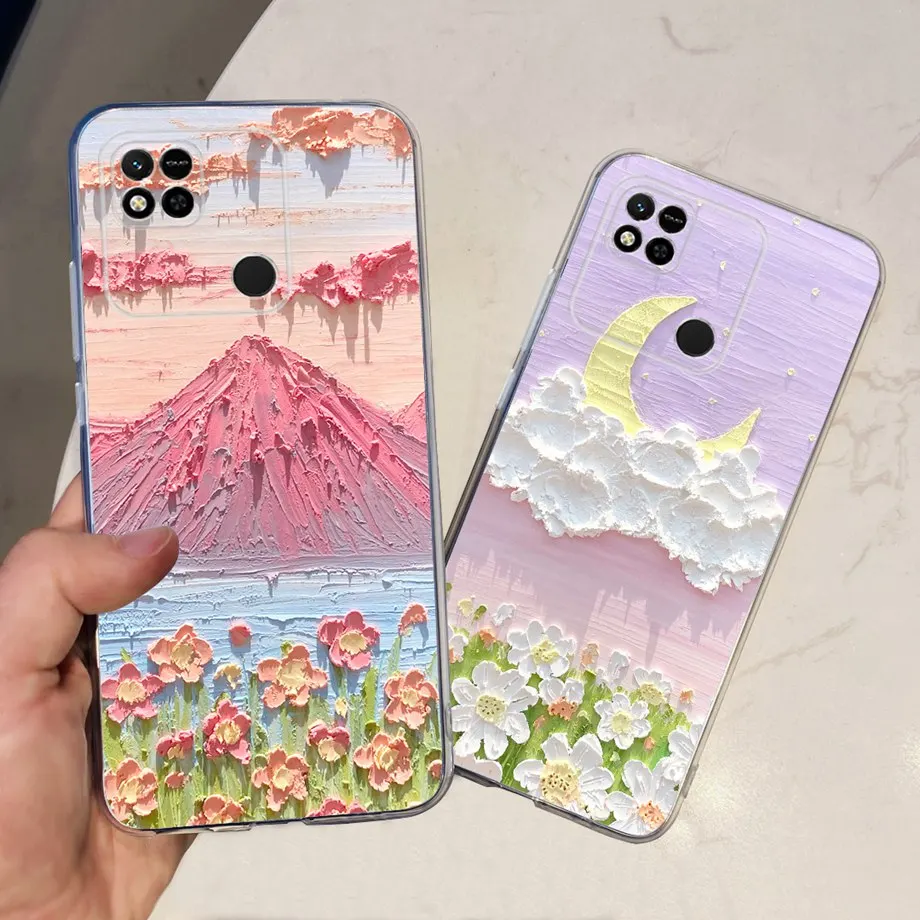 For Xiaomi Redmi 10A 10C Case Cover Transparent Soft TPU Rubber Silicone Cases For Xiaomi Redmi 10 2022 Redmi10 10 a Fundas Capa