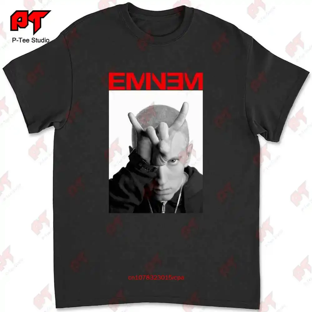 Brand Style Cool S Eminem Devil Horns 2014 T-shirt G0OF