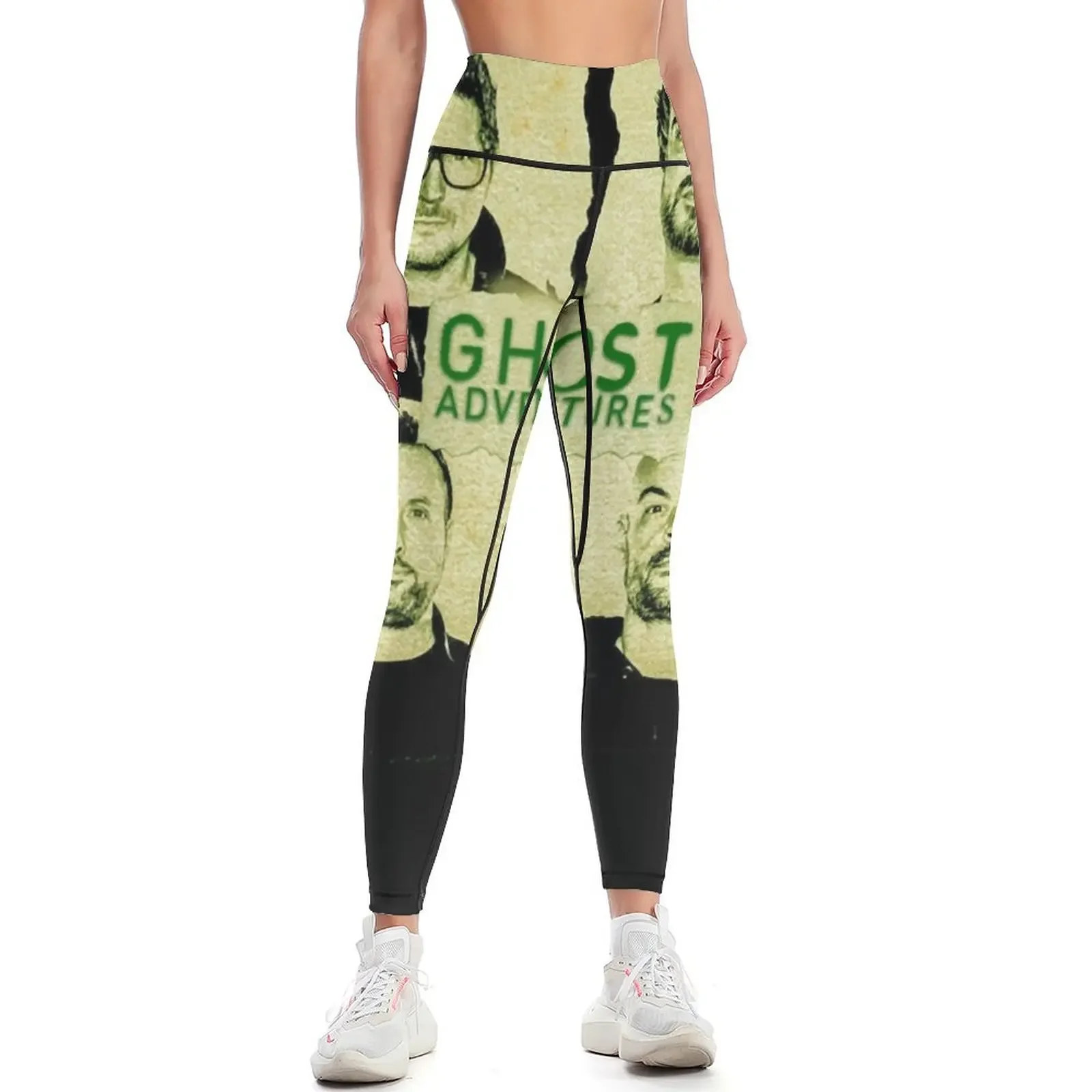 

Stars Ghost Adventures Vintage Retro Zak Men Leggings for fitness Pants sport Fitness woman flared Womens Leggings