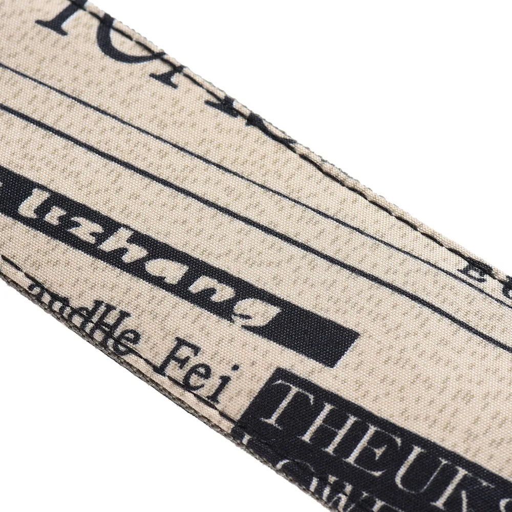 Wygodny regulowany pasek na ramię gitara syntetyczna skóra końcówki dla akustycznego Folk Classic gitary elektryczne Bass