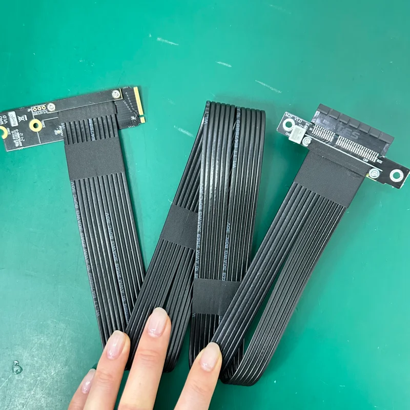 M.2 nvme zu pci-e x4 x8 verlängerung kabel pcie 4,0x4 64g/bps gen4 adapter kabel für m2 nvme ssd riser kabel – Detail 9
