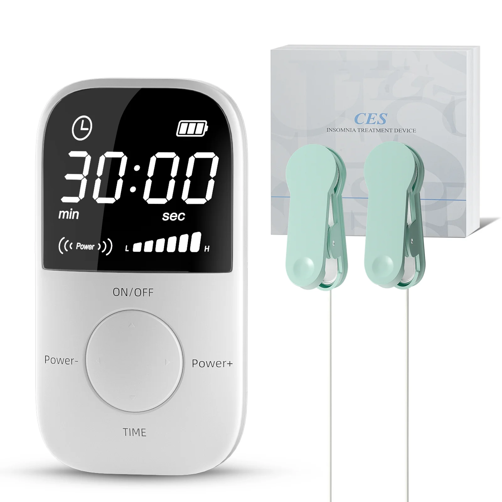 for CES Sleep Aid Device Portable Insomnia Relief Device Help Sleep Better Electrical Brain Stimulation