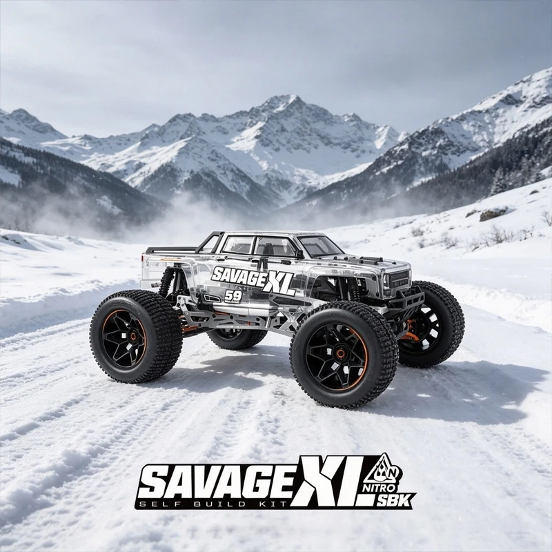 Hpi Racing Remote Control Nitro Monster Truck Savage Xl 5 9 Sbk Four Wheel Drive One Eighth Scale Off Road Buggy Kit 160550