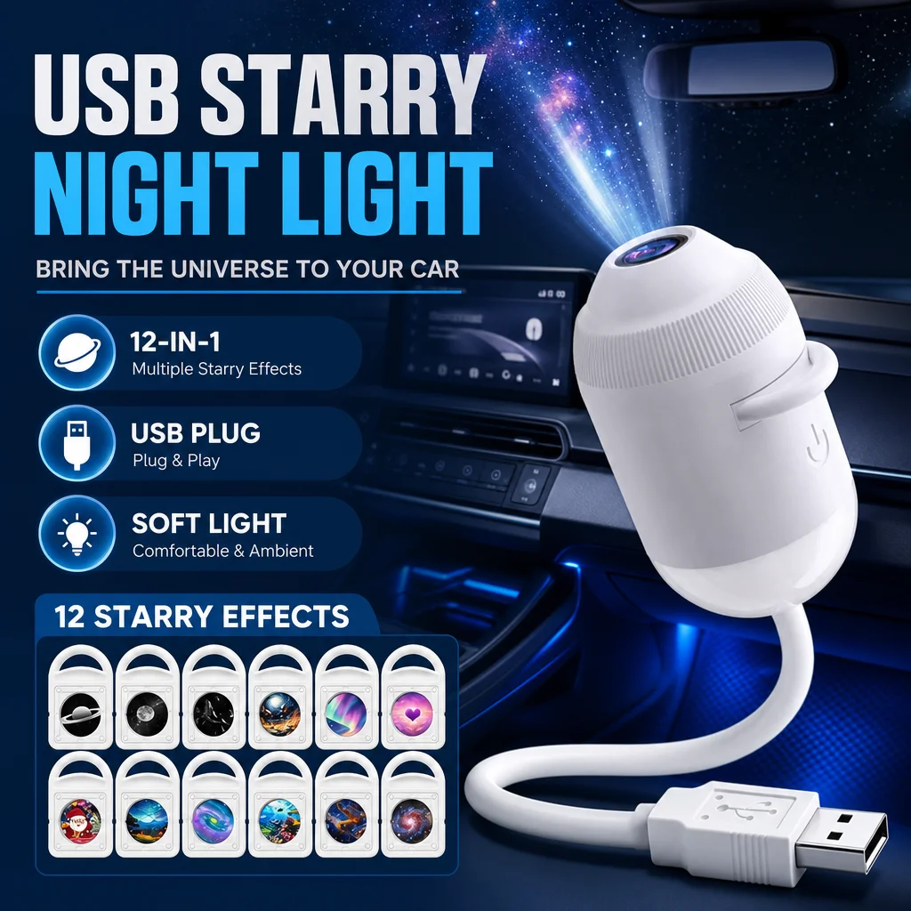 12in1 Intelligent Holographic Night Light Projector Plug Play Star Projector Angle Adjustable Galaxy Ocean Lamp Bedroom Ceiling