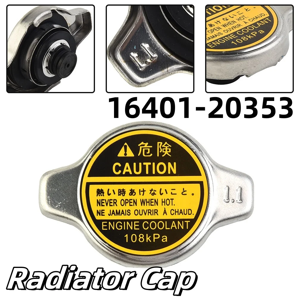 

1.1Bar Radiator Cap 16401-20353 For Toyota For 4Runner 1996-2000 For Camry For Highlander For Lexus E 50 GS300 RX300 SC300 SC400