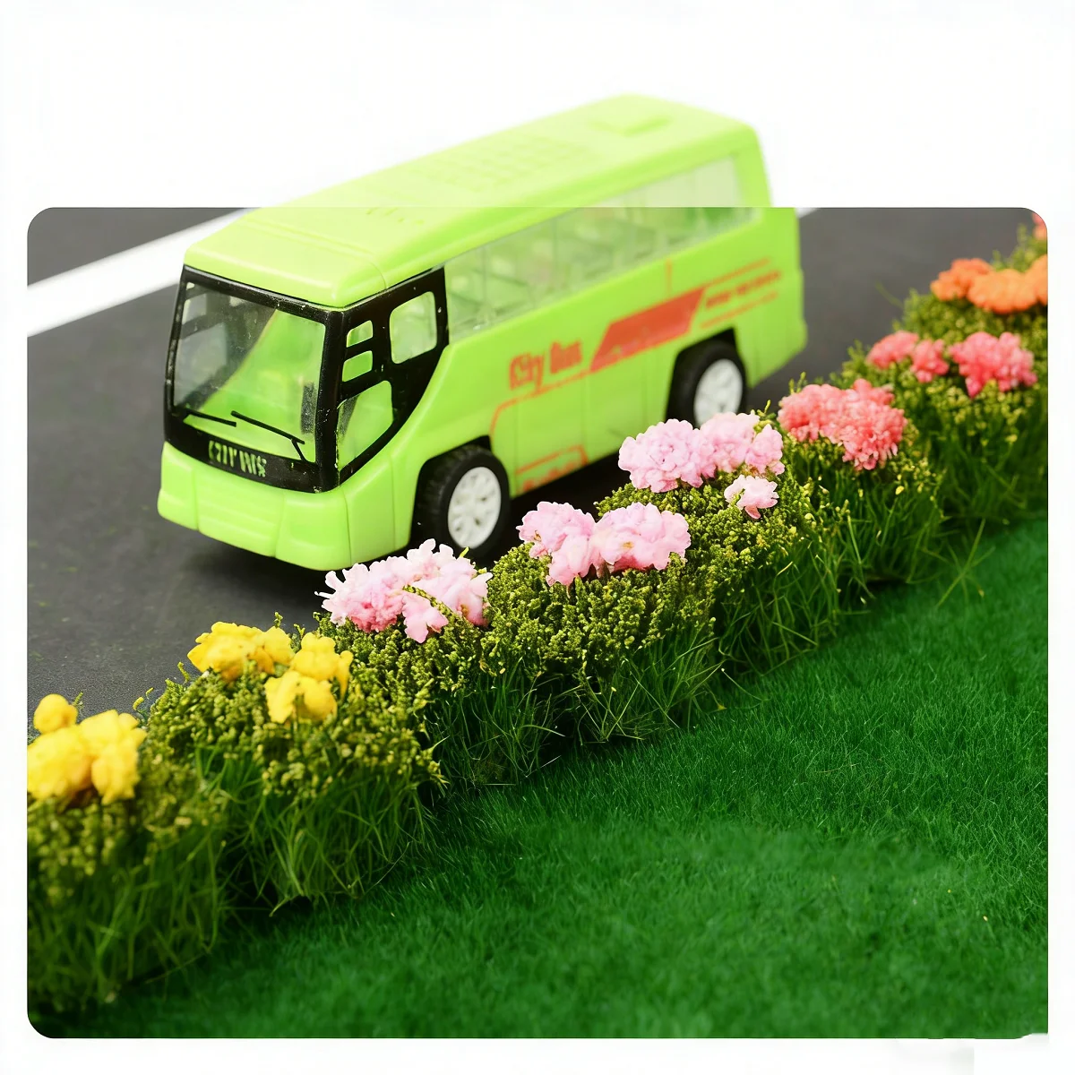 

Miniature 15MM Flower Cluster Static Grass Tufts Artificial Plants DIY Model Making Train Layout Garden Diorama Sand Table