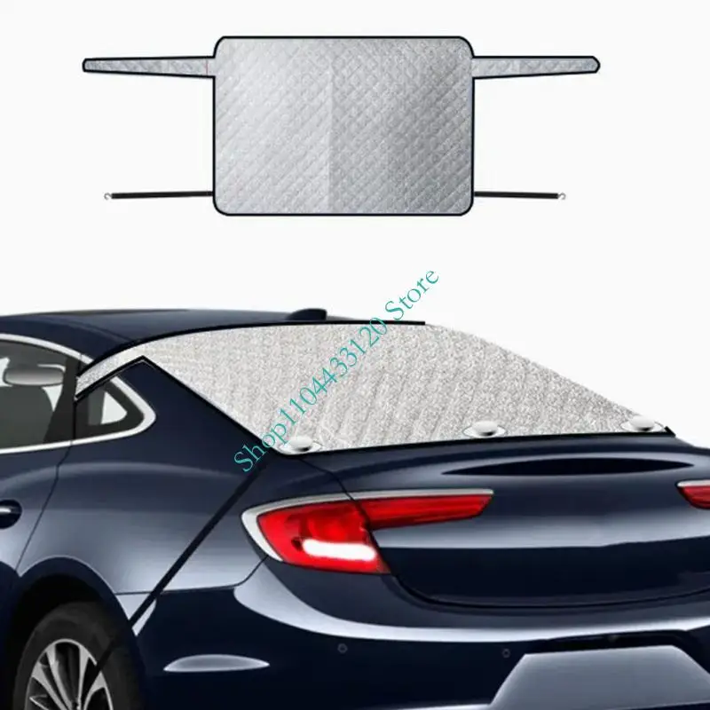 0XXD Worldwide Rear Windshield Sunshade Compatible for Automobiles SUVs and Trucks Offering Comprehensive Defense