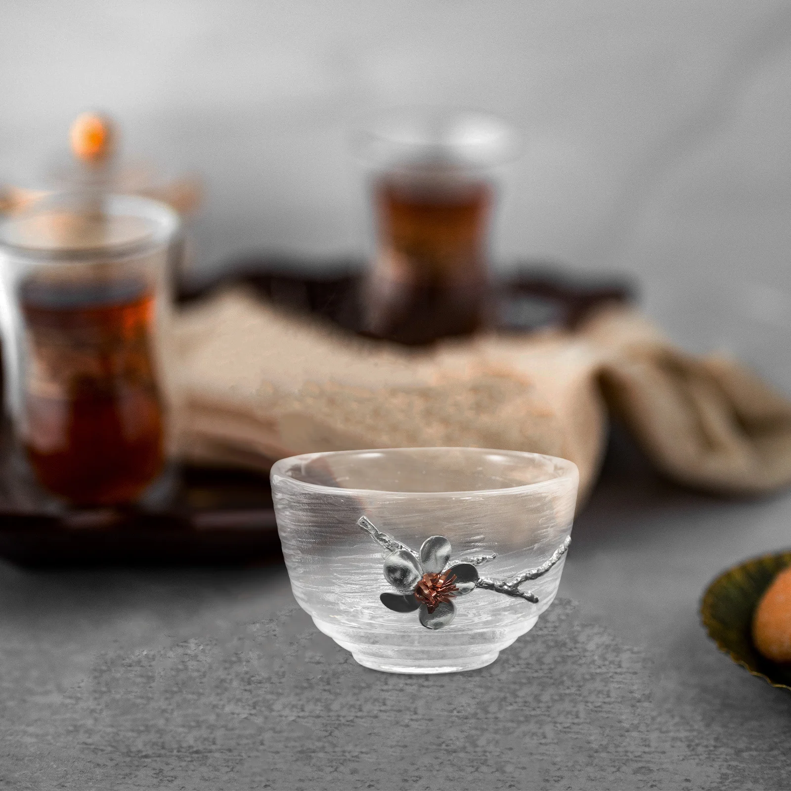 

2Pcs Hammered Glass Fruit Wine Cup Premium Heat-Resistant Drinking Vessel Modern Japanese Style Tea Cup for Water Juice Cocktail